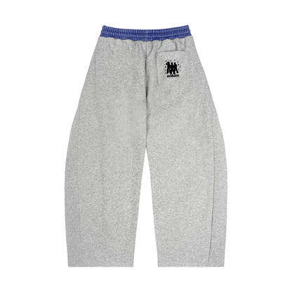 Plaid Waisted Barrel Sweats